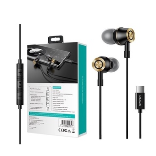 【Type-C 耳機】Usams 適用 OPPO Reno 7 6.43 吋 CPH2371 入耳式立體聲 金屬耳機
