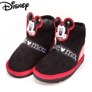 正版迪士尼Disney米奇造型兒童保暖靴.雪靴(464656)黑16-21號