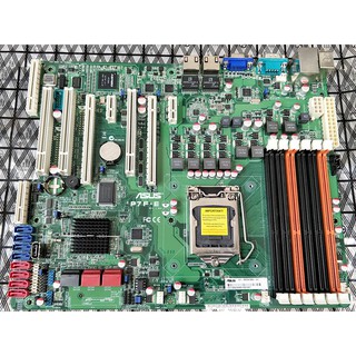 台灣出貨 ASUS 華碩 P7F-E Intel 3420 DDR3 1156 單路伺服器 庫存主機板 一年保