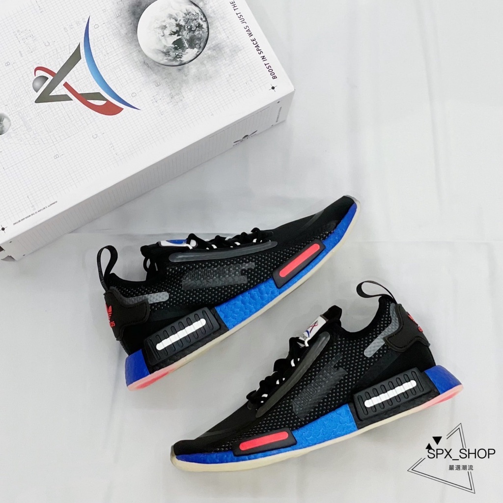 SPX潮流小舖 Adidas Original NMD R1 NASA 太空總署 黑藍 現代 潮流