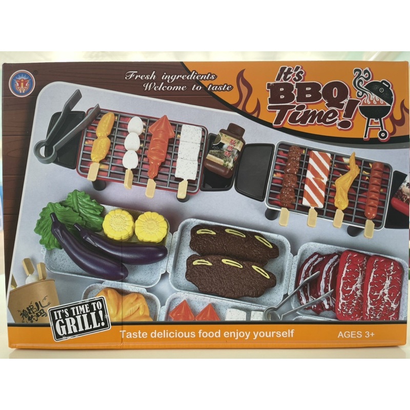 桌遊教具-BBQ烤肉組合玩具
