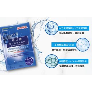  森田藥妝 玻尿酸複合精華液麵膜10入