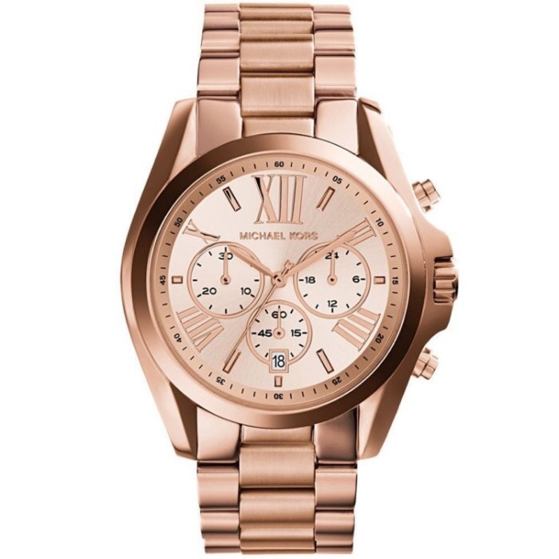（現貨＋預購）Michael Kors 玫瑰金 羅馬數字 三眼 MK5503 不鏽鋼 手錶