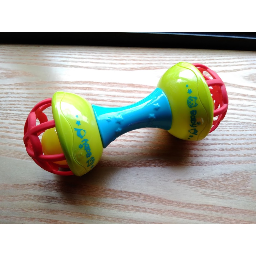 [全新，兒童發展玩具]前端軟質鈴鐺搖鈴，軟質安全積木，軟皮球，認知發展
