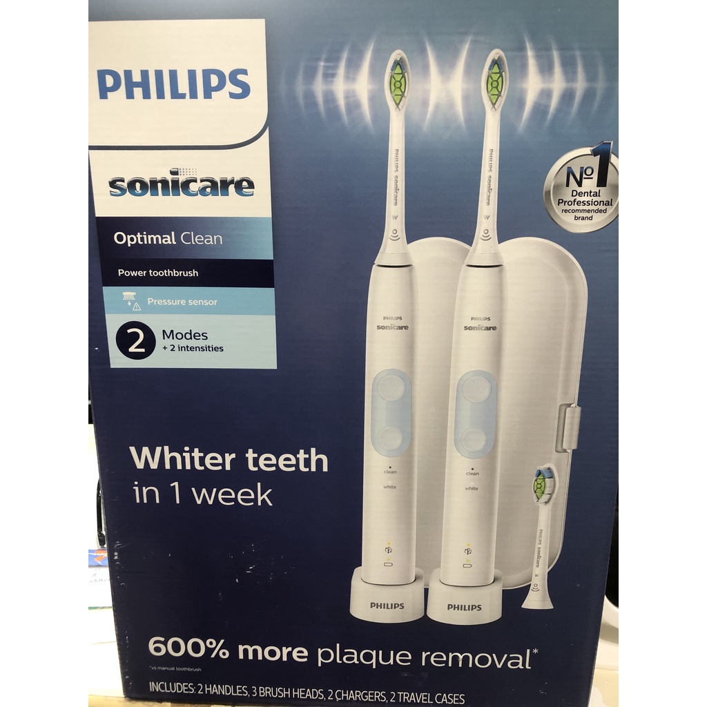 PHILIPS sonicare HX6829/72 電動牙刷+6支刷頭 全新品 美國帶回