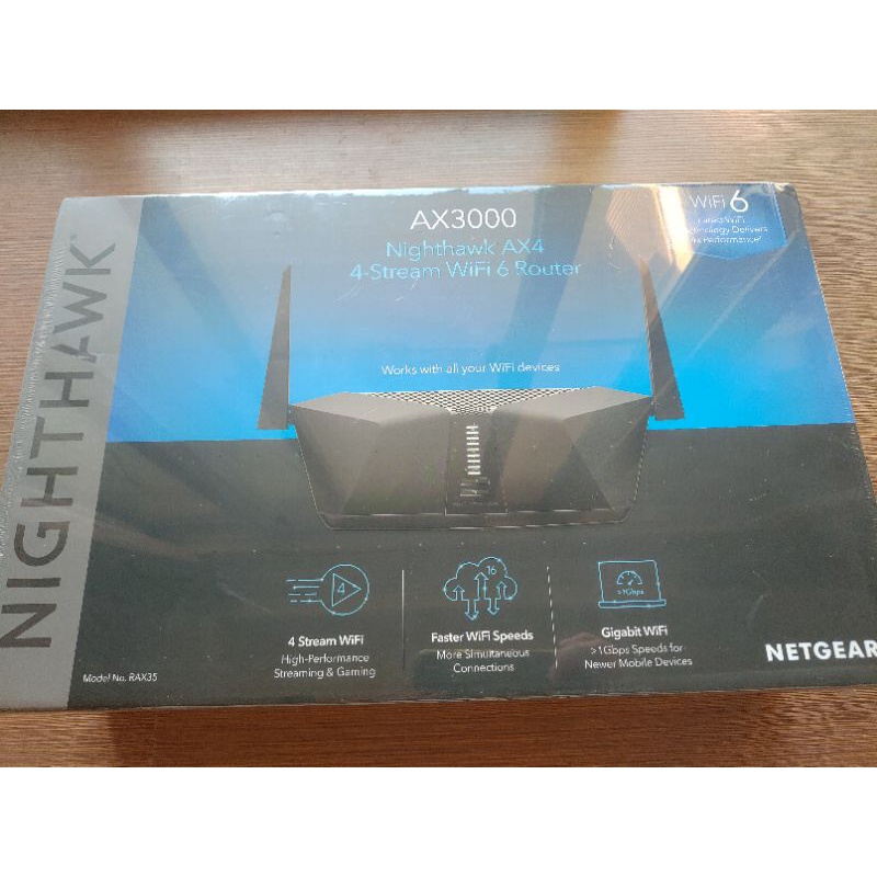 Netgear 網件 nighthawk ax4 AX3000 rax35(rax40) wifi6 無線分享器