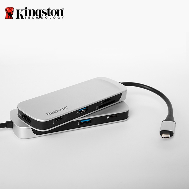 Kingston 金士頓 Nucleum Type-C Hub 集線器 USB-C 讀卡機 HDMI 轉接器 台灣公司貨