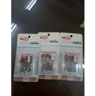 全新 NCC 紅白珠針 只有一盒