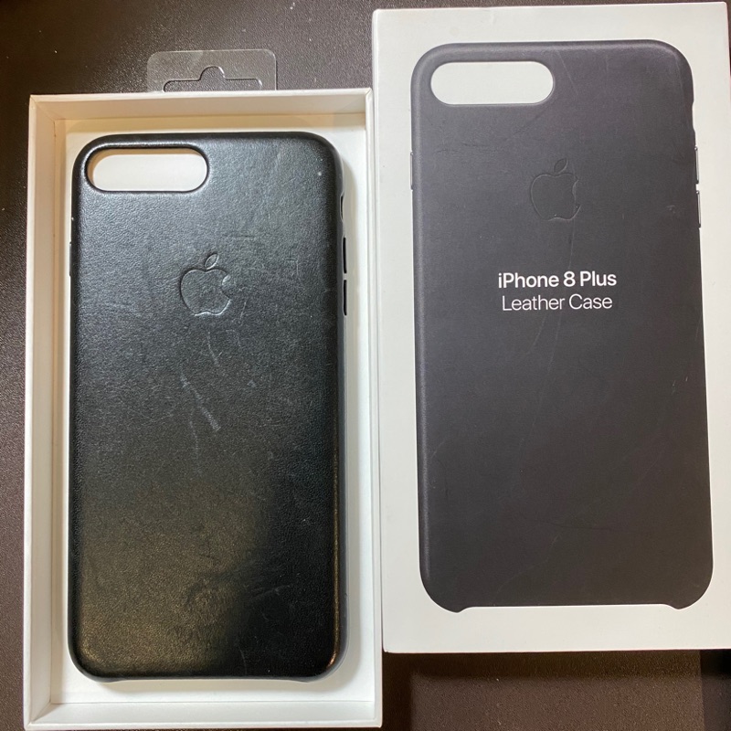 二手 iPhone8 Plus 原廠皮革保護殼