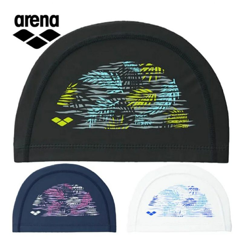 現貨日本購入arena防水矽膠＋布雙層泳帽ARN-0409不黏髮不咬髮保護秀髮