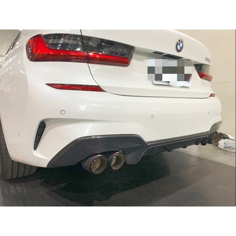 BMW G21 M版 專用 P款 抽真空 carbon 卡夢 後下巴 高品質