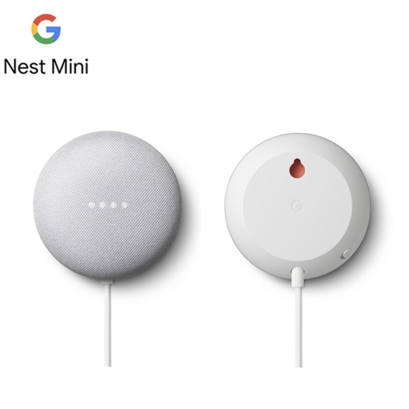 全新Google Nest Mini 2 智慧音箱 粉炭白