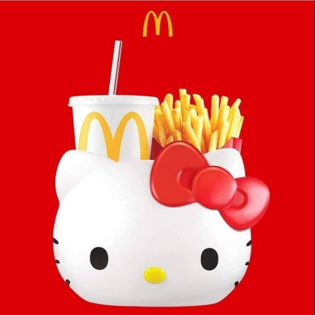 泰國🇹🇭麥當勞Hello Kitty萬用置物籃/野餐提籃(現貨)