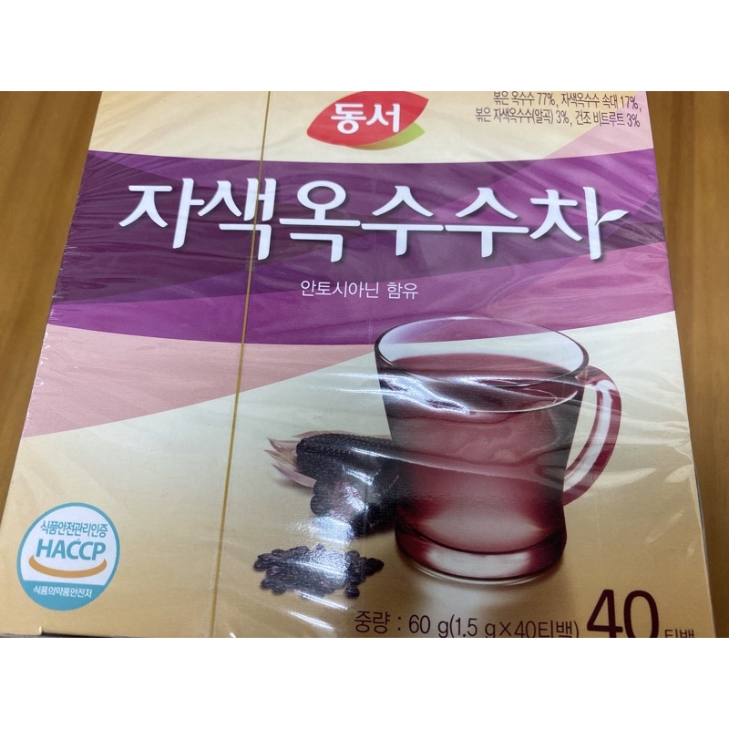 現貨‼️韓國Dongsuh紫玉米鬚茶