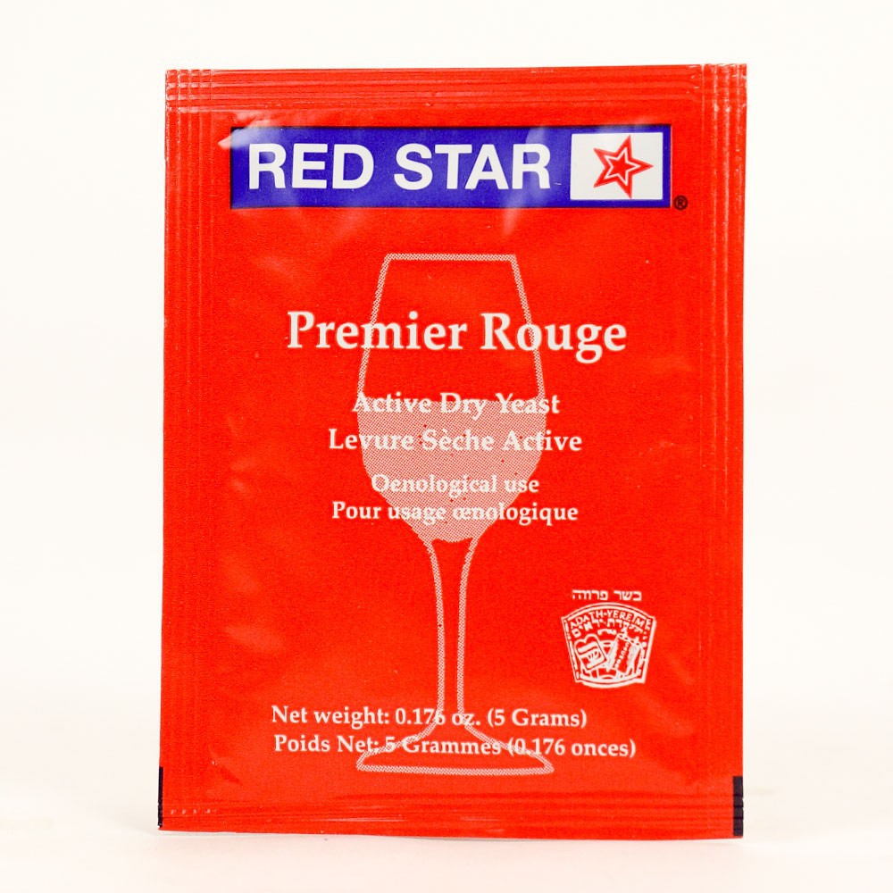 現貨供應!! 我最便宜!! 美國原裝 RED STAR 紅葡萄酒酵母 5公克包