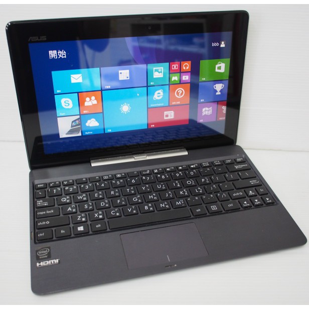 [崴勝3C] 二手 九成新ASUS Transformer Book T100 2G 32GB 灰 10.1吋 WIN8