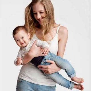 mamaway媽媽餵嬰兒護肚牛仔褲嬰兒寫真寶寶滿月沙龍照藝術照衣標6m寶寶牛仔褲藝術照寶寶寫真罕見刷白牛仔褲