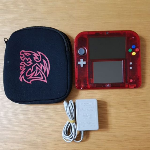 2ds 主機皮卡丘寶可夢神奇寶貝限定版主機無盒裝送保護套原廠充電器 蝦皮購物