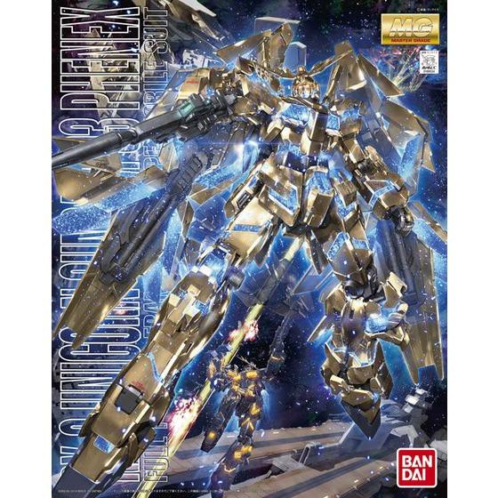 BANDAI 保證正版 MG 1/100 鋼彈UC 獨角獸鋼彈三號機 鳳凰 電鍍版 RX-0