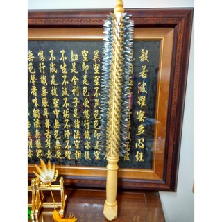 【靜福緣】乩身拿『500齒、360齒原木角棍』角棍 乩童的五寶法器 神明法器兵器廟會神駕法事