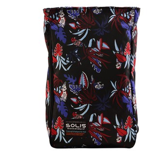 SOLIS 熱帶天堂鳥系列 多功能方型平板電腦背包 熱帶紅/後背 側背 肩背