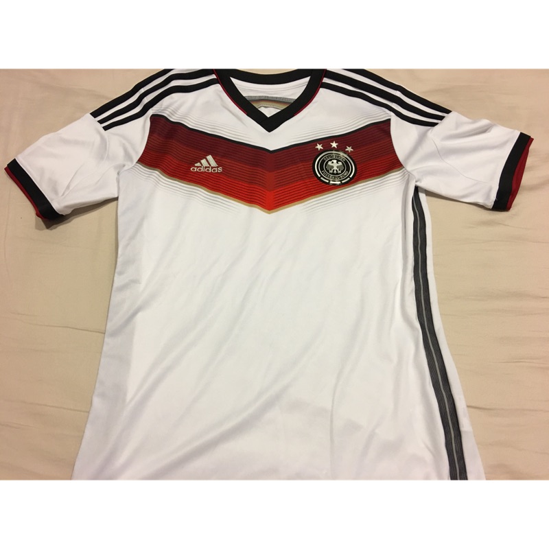 Adidas 大童 短袖上衣 運動上衣 排汗衣 德國國家足球隊 160cm