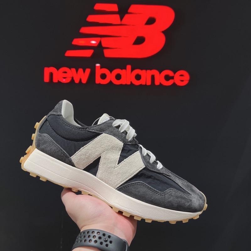 【lujiu_shop】New Balance 327 麂皮 深灰 焦糖底 MS327KB1 男鞋 女鞋