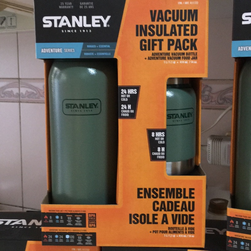 美國Stanley真空18/10不鏽鋼保溫瓶+食物保溫罐，2件組，Costco好市多，史丹利#411722