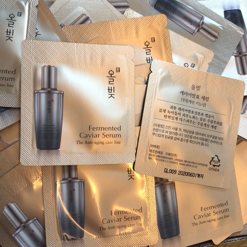 現貨❗️麗人凱 魚子醬發酵精華/眼霜 1ml 抗皺 拉提 小樣 旅行組