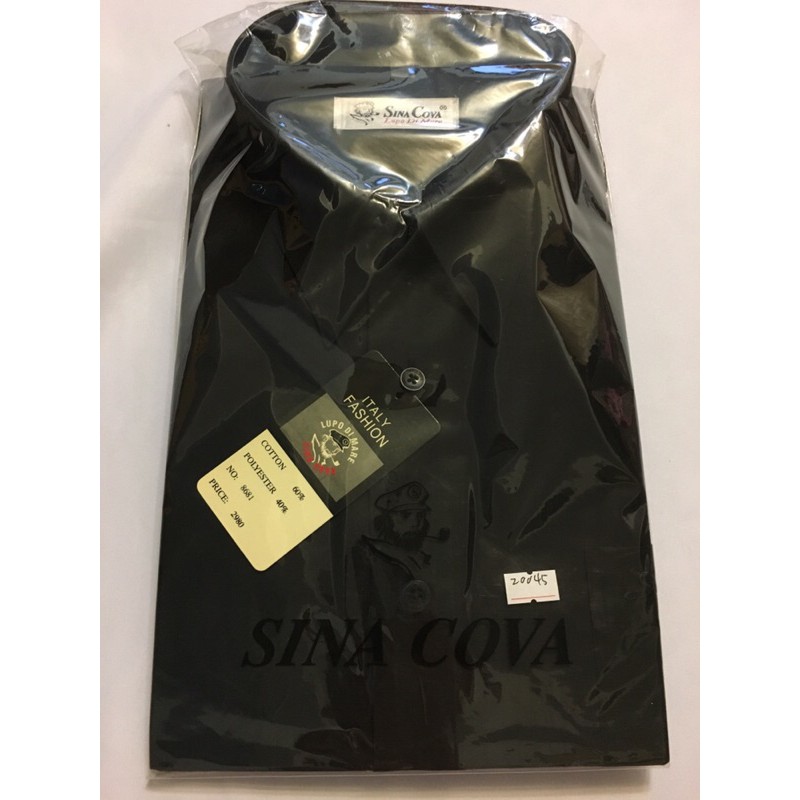 義大利老船長 Sina Cova百貨專櫃 長袖襯衫 素色襯衫 尺寸LL(16.5）