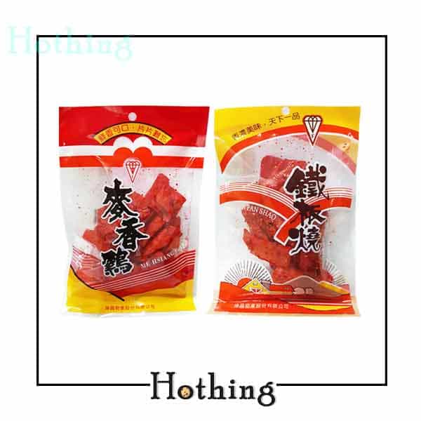 Hothing 坤昌紅魚片系列麥香雞 鐵板燒懷舊零食 大豬公 古早味90g 蝦皮購物