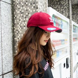 ADIDAS RELAXED STRAPBACK BURGUNDY 老帽 酒紅【A-KAY0】【CJ7570】