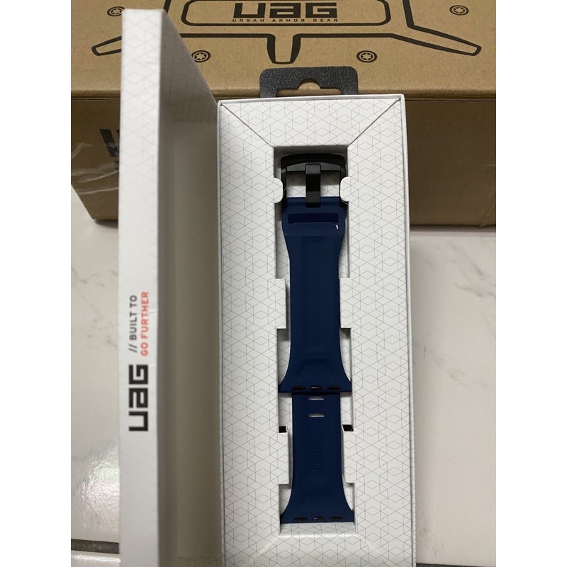 👉UAG APPLE WATCH 錶帶42mm跟44mm共用 潮流矽膠錶帶  海軍藍