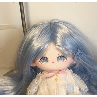 現貨 藍色棉花娃娃大豆花棉花娃娃女娃棉花女娃藍色 蝦皮購物