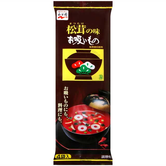 【好食光】日本 永谷園 平袋松茸湯 4袋入12g 茶泡飯