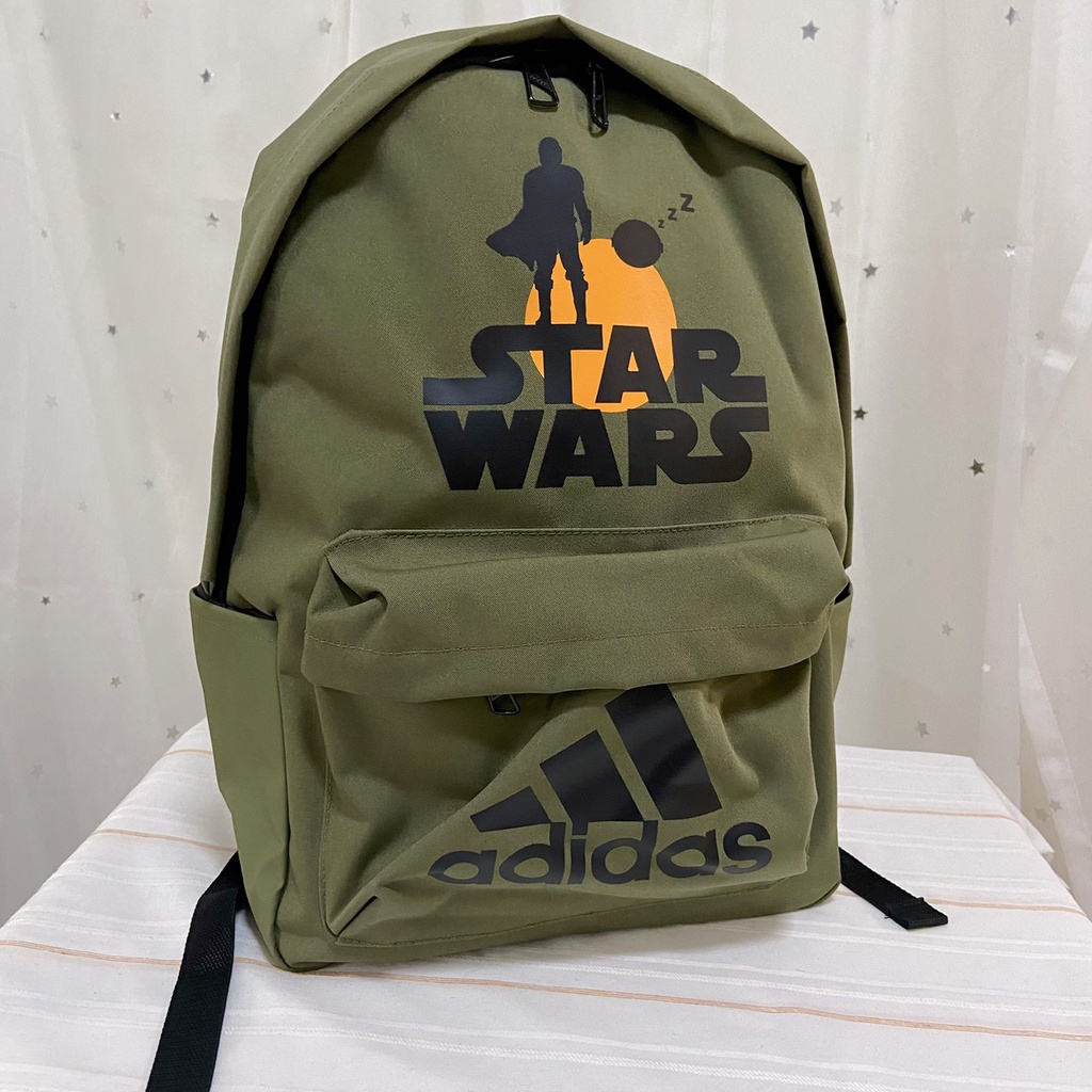 𝓑&amp;𝓦現貨免運 Adidas Starwars BP 後背包 軍綠 H34836