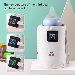 哈哈便攜式usb嬰兒奶瓶保溫袋旅行牛奶保溫器嬰兒奶瓶恆溫保溫套