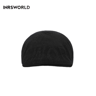 【ISW】高質感織織畫家帽-黑 台灣現貨 造型帽
