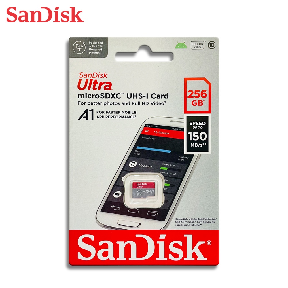SANDISK Ultra 150MB/s A1 microSD SDXC 256GB 400GB 記憶卡 公司貨 新款