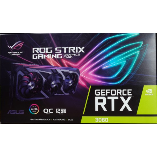 【全新現貨】華碩 ROG-STRIX-RTX3060-O12G-GAMING 顯示卡