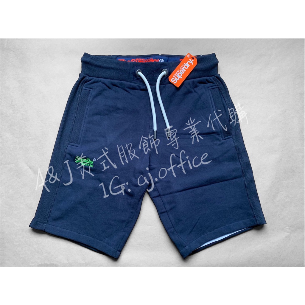 【SUPERDRY】極度乾燥 短褲 棉 日常舒適穿搭 美式街頭風格 專櫃精品 厚磅 厚實 男女可穿 刺繡 質感