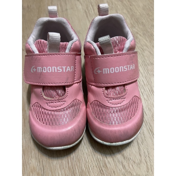 moonstar 月星 粉紅色學步鞋13.5