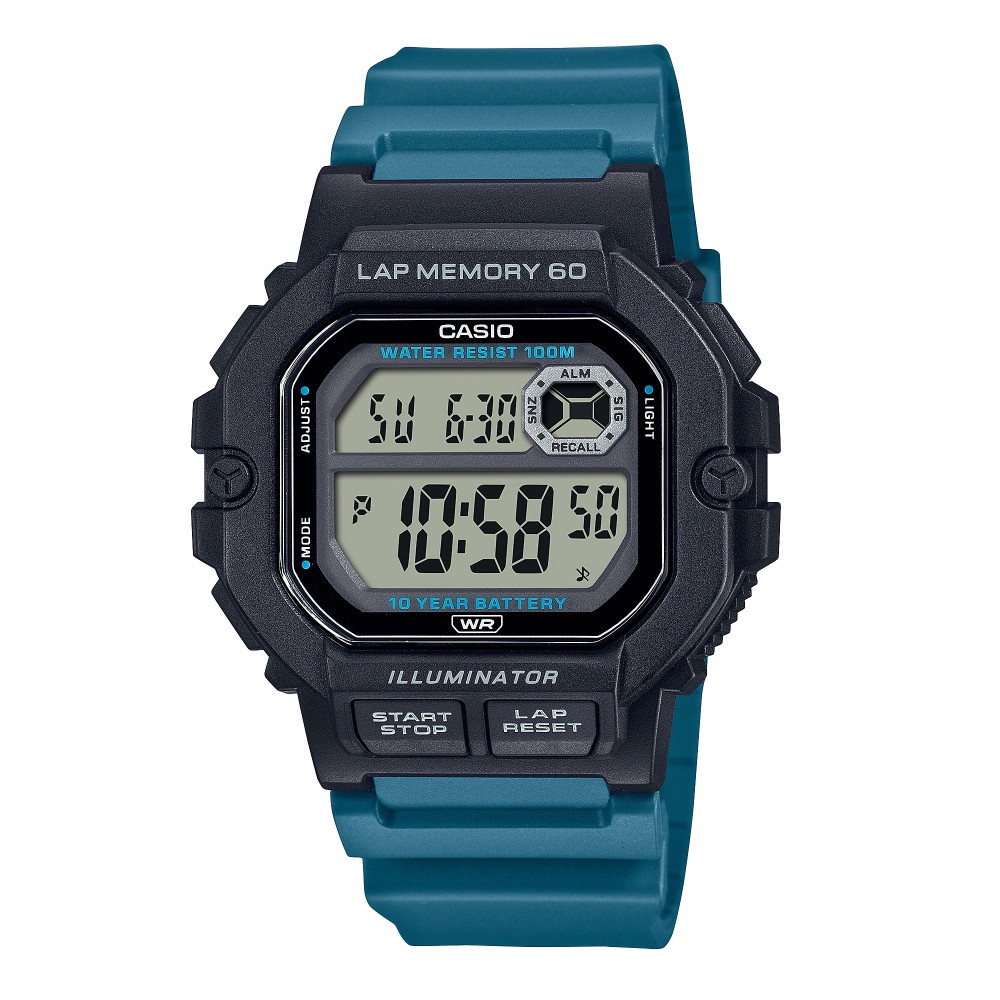 卡西歐 CASIO / WS-1400H-3A / 數位系列 (附錶盒) 10年電力【官方直營】