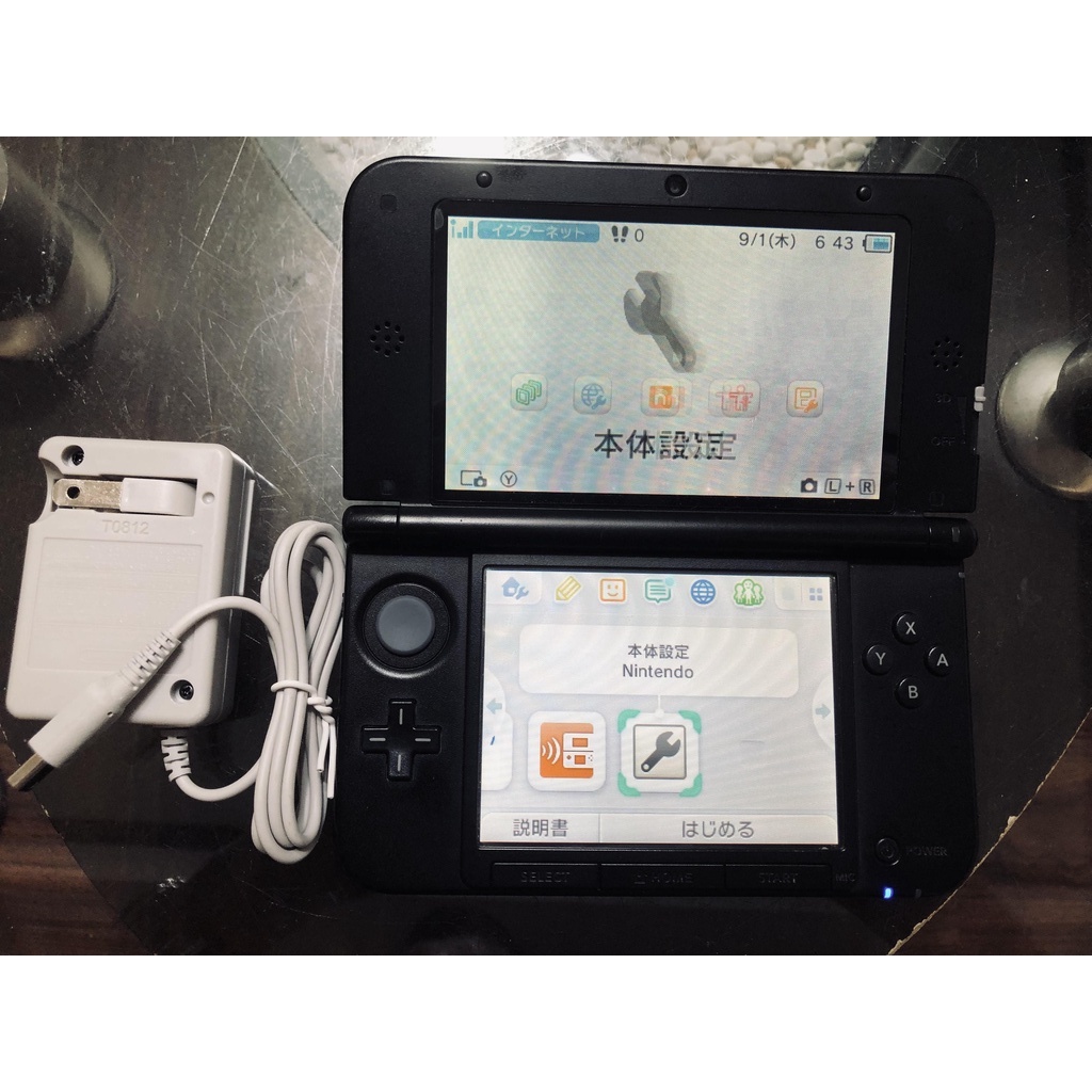 土城可面交現貨稀少限量二手日版任天堂 Nintendo 原裝可改機 3DS LL 8成5新主機無須R4卡即可直改日原裝