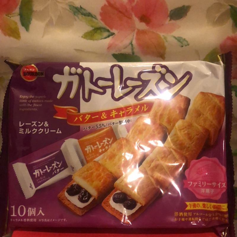 日本特價北日本奶油焦糖葡萄乾餅乾