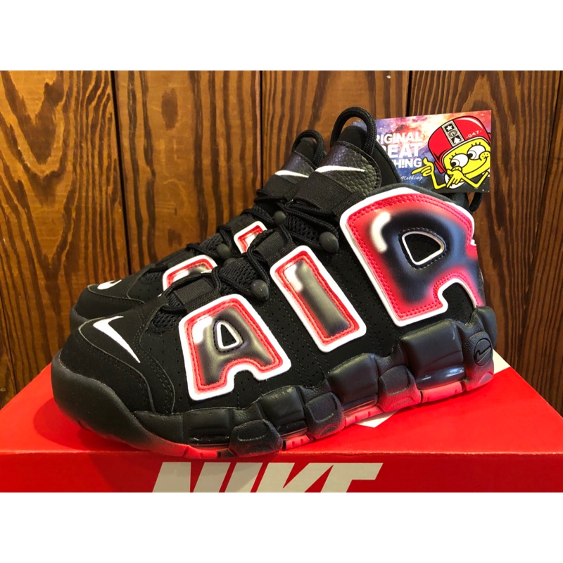 {OGC}NIKE AIR MORE UPTEMPO ‘96 黑紅 男鞋 CJ6129-001