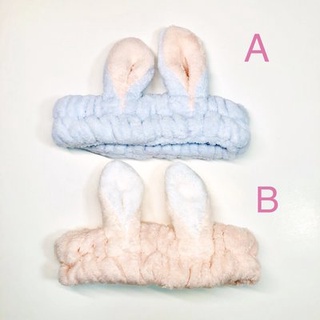 【午後時光】日本zakka雜貨- 兔耳朵 兔子 可愛 立體 造型 彈性 送禮 髮帶 髮箍 洗臉/面膜/化妝必備-5305