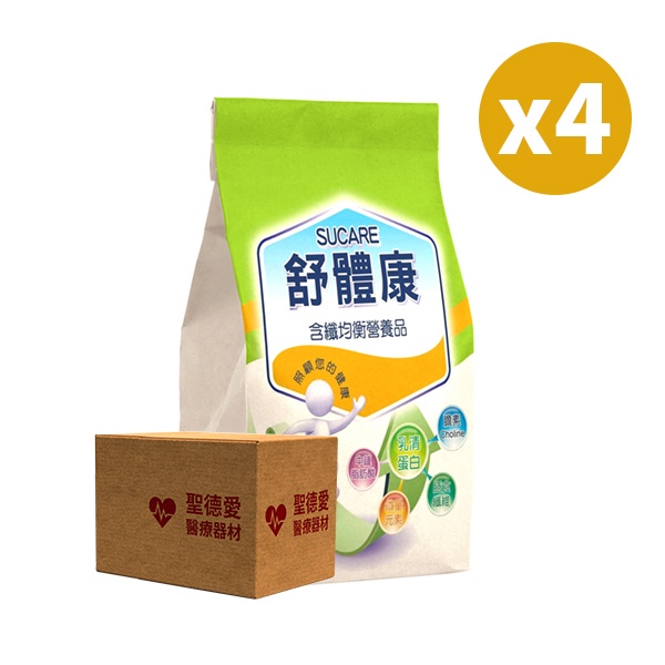 【聖德愛】🎉單包/一箱🎉惠健 舒體康 含纖均衡營養品 3KG｜蛋白質 大豆蛋白 乳清蛋白 乳清 營養品 管灌營養