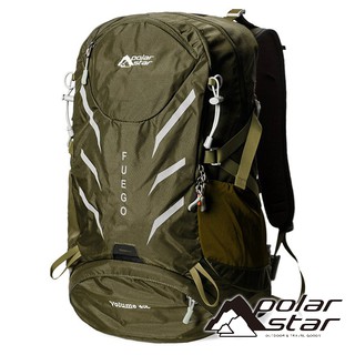 【PolarStar】透氣網架登山揹包 40L『綠色』P20804