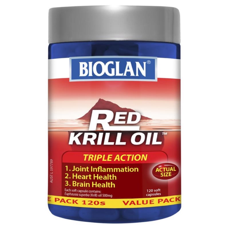 🙋‍♀️澳洲代購9/1出貨🙋‍♀️ 澳洲Bioglan紅磷蝦油膠囊，500毫克，120粒